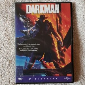 Universal Darkman DVD with Fiery Cover Art